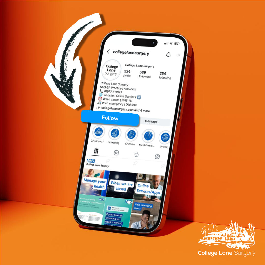 Follow us on Instagram